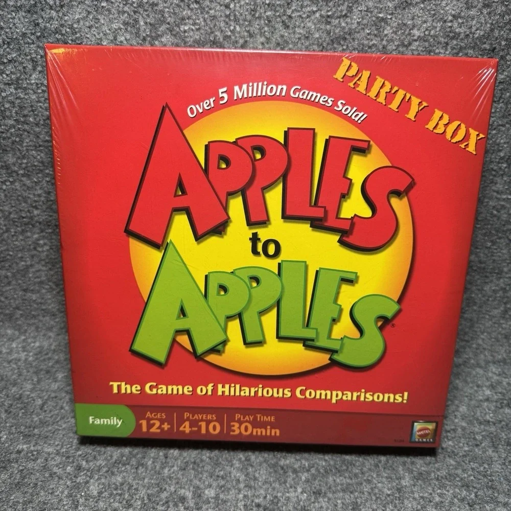 Apples To Apples PARTY BOX The Game Of Hilarious Comparisons! NEW SEALED